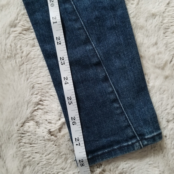 Rag & Bone Jeans Cardiff Cotton Blend Dark Blue Size 26 - Picture 11 of 16